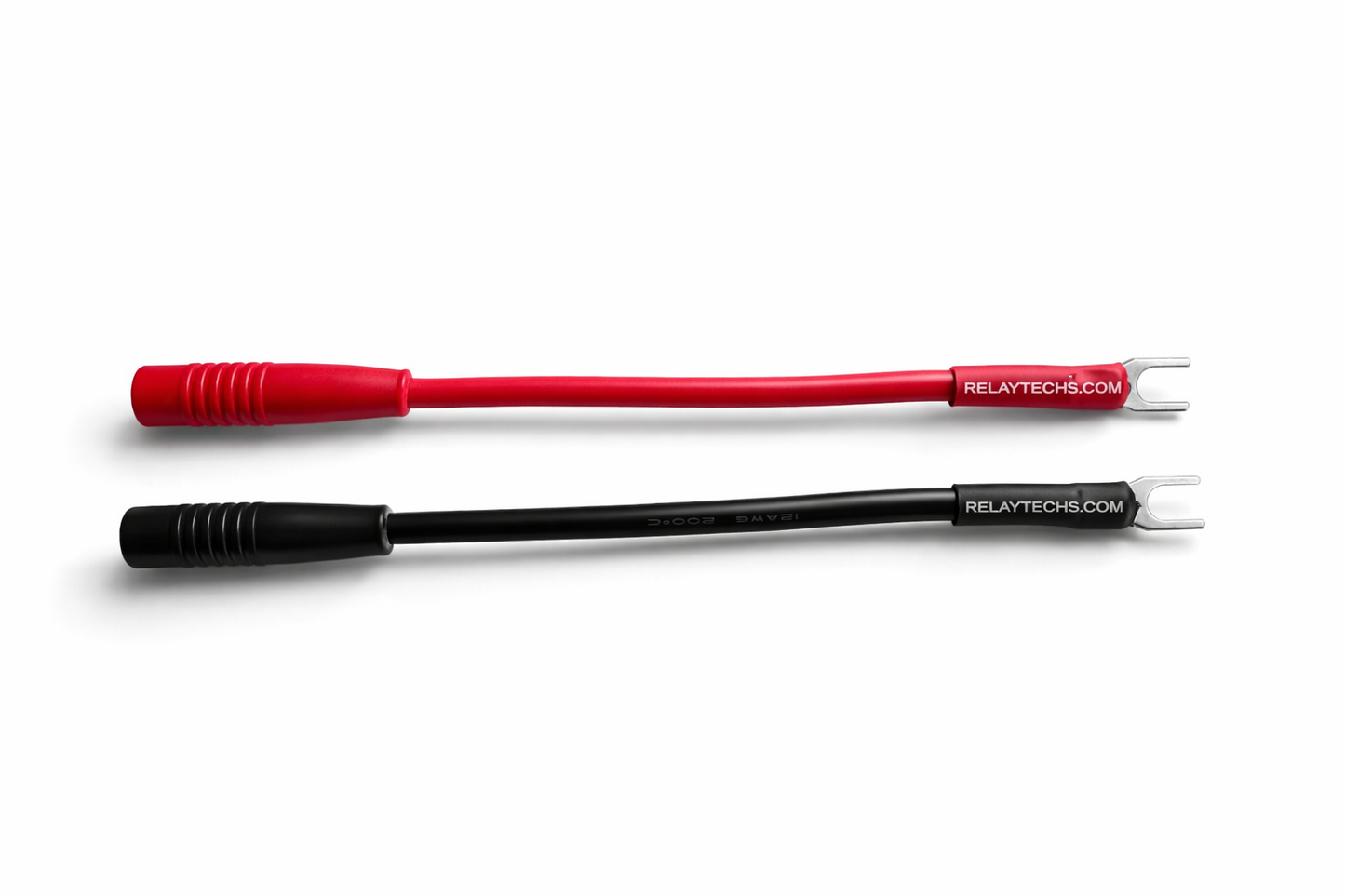 5” 4mm female to fork adapter leads (pair)